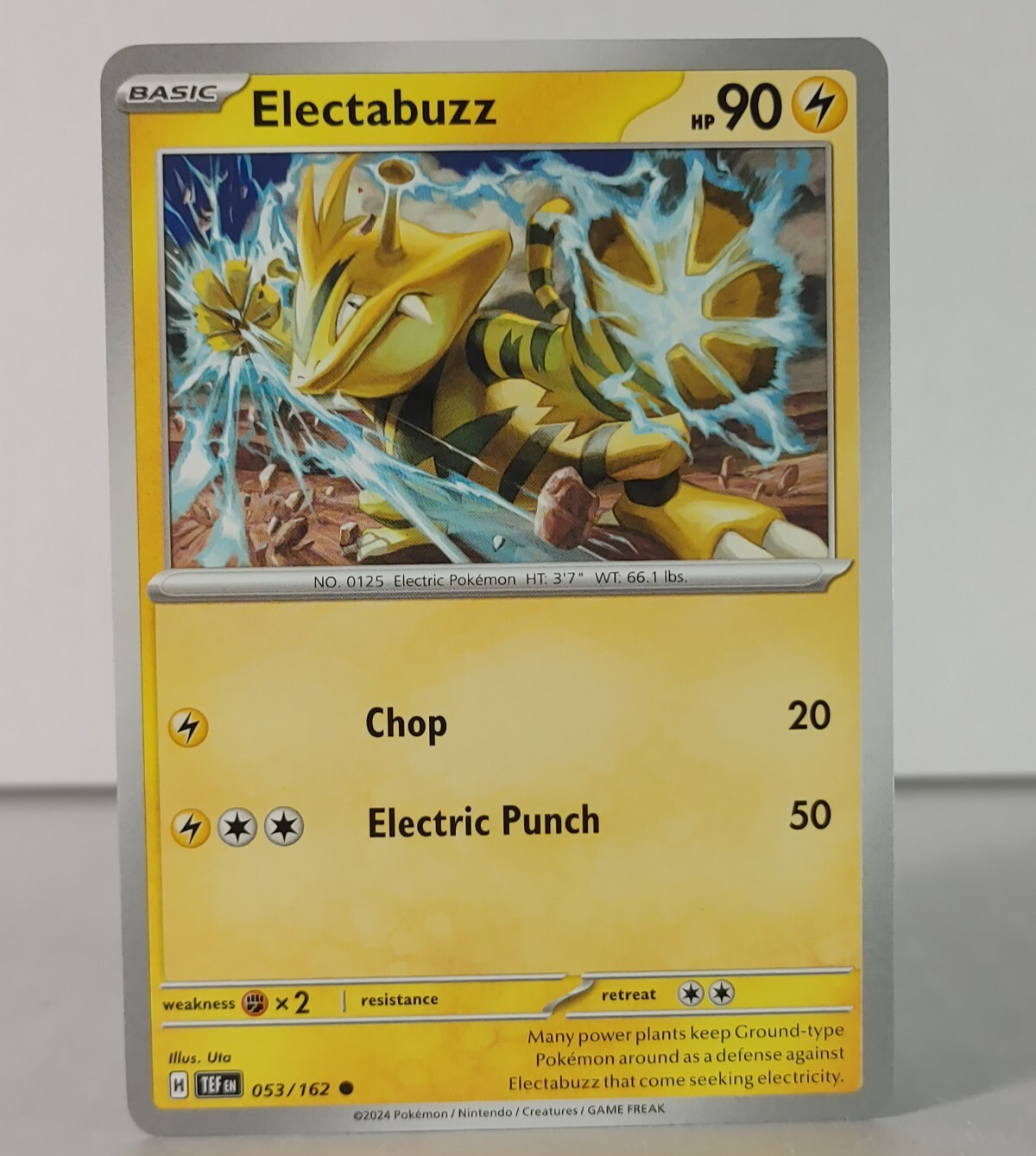 Electabuzz - Temporal Forces - 053/162 - Pokemon - NM - singles