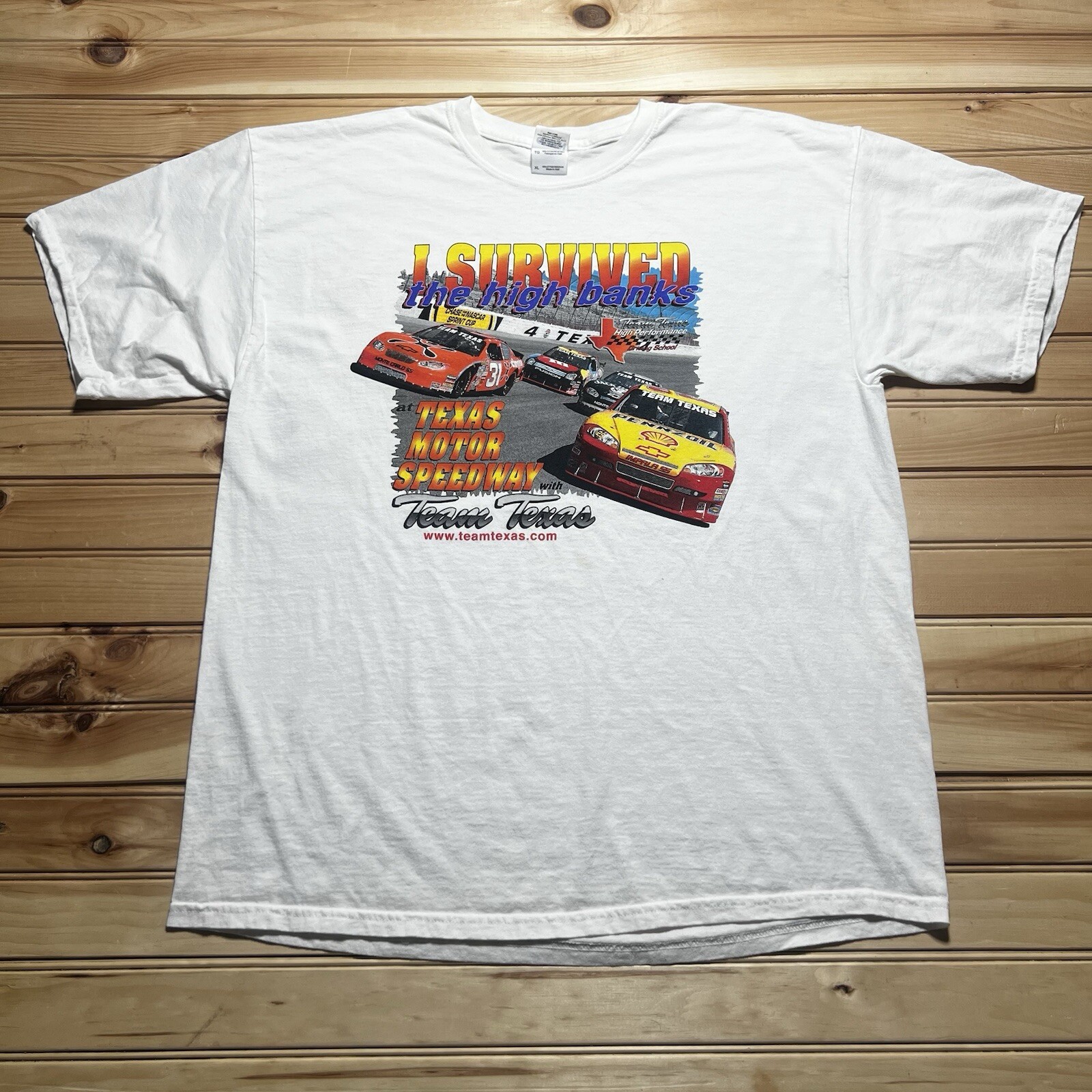 I Survived Team Texas High Performance NASCAR Driving School Tee - XL