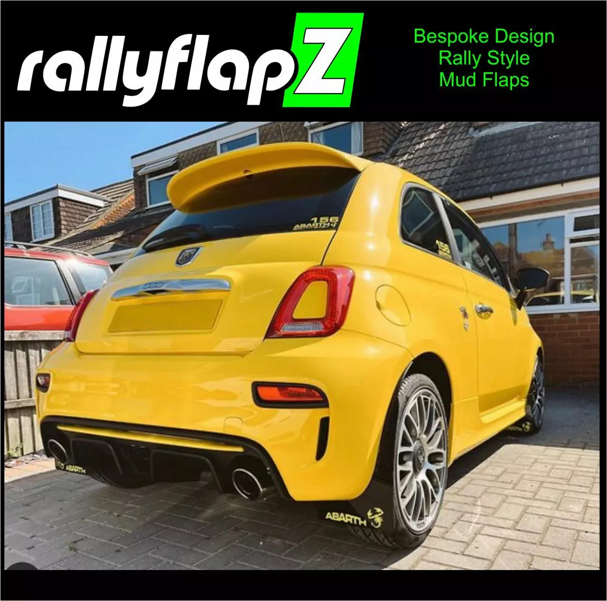 Abarth mud flaps online