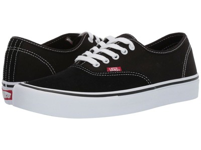 vans authentic pro black white