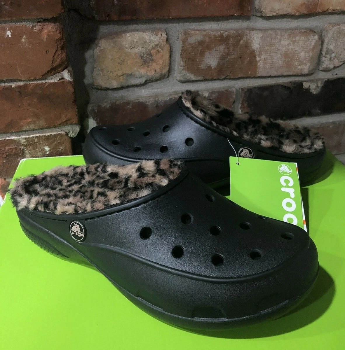 Crocs freesail leopard clog hot sale