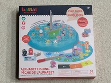 Brand New Battat Education Magnetic Alphabet Fishing Set Educational Board Game