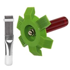 2x Air Conditioner Condenser Fin Refrigerator Coil Cleaning Brush Cleaner