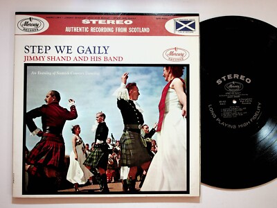 1960 Jimmy Shand Scottish Country Dancing Step We Gaily Vinyl LP Record Gatefold