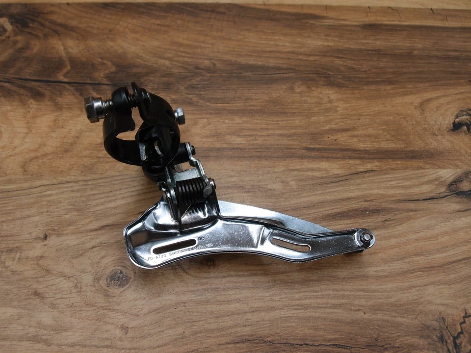 Desviador delantero Shimano Altus FD-AT20 1993 VIA Japón tracción inferior 28,6 mm MTB Foto 2 de 4