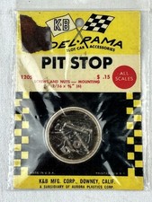 model rama K B 1205 slot car mounting 6 screws  nuts 2/56 X 5/8" NOS VINTAGE