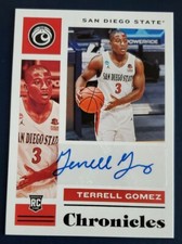 2021-22 Panini Chronicles Draft Terrell Gomez Autograph CR-TGO RC