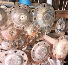 Used Rockwell 3202-T-6728 Axle Shaft 2.38"-24 Spline 43.03" Long 8 Tapered Holes