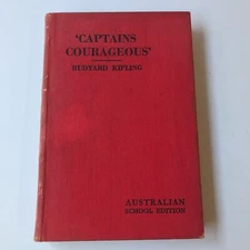Captains Courageous by Rudyard Kipling 1941 Hardcover Australian School Edition