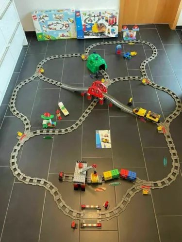 Eisenbahn + Lego Duplo Intelli + 3325 3327 3774 + Großes Konvolut XXL-Set