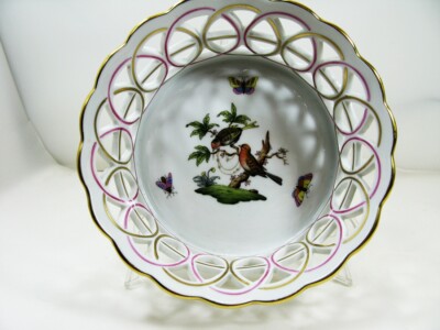 Herend - Durchbruchschale - Ø ca. 18,5 cm - Höhe ca. 7 cm
