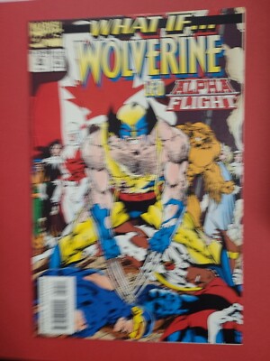 Marvel: What If - Single Issue Comic #59 Wolverine Led Alpha Flight