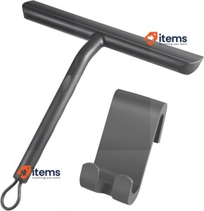 Vinabo Silicone Squeegee Shower Cleaner With Hook Window And Glass Cleaning