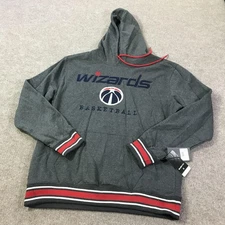 Washington Wizards Hoodie Mens XL Gray NBA Basketball UNK Pullover Sweatshirt