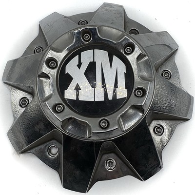 8-Lug XM Xtreme Mudder Wheel Chrome Custom Wheel Center Cap Caps 8 Lug ( Ocho )
