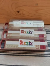 Sizzix Sizzlits Replacement Storage Case Holds 35 Lot Of 3 Plastic 