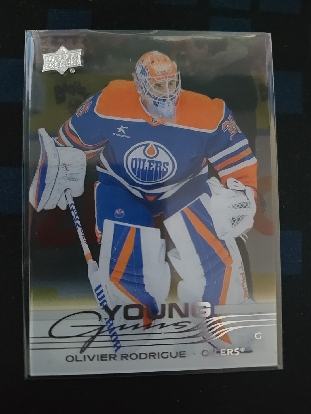 2025-26 Upper Deck Series 1 Olivier Rodrigue CLEAR CUT Young Guns RC #203 SSP