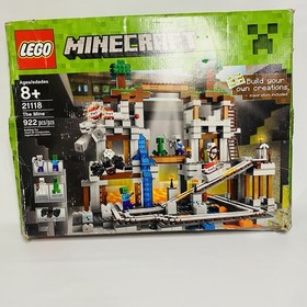 Lego Minecraft The Mine Set 21118 With Box And Instructions Incomplete