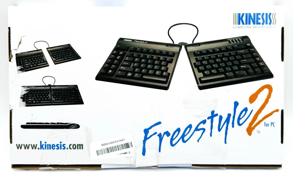 Kinesis Freestyle2 Split Adjustable Separated Keyboard For Pc - English - Image 4 of 4