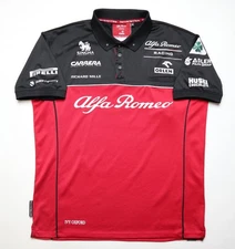 ALFA ROMEO F1 TEAM 2020 RACING PIT CREW POLO SHIRT JERSEY TOP ORLEN MEN M MEDIUM