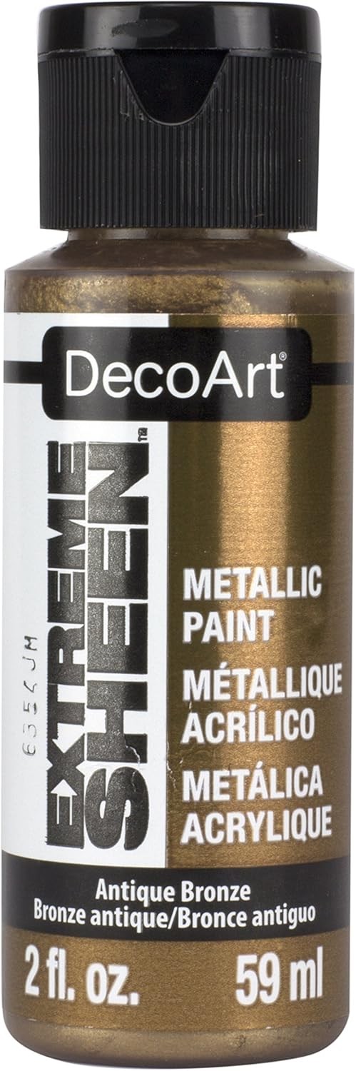 DecoArt Americana Extreme Sheen Jar of Paint, Acrylic, Antique Bronze, 3.5 x 3.
