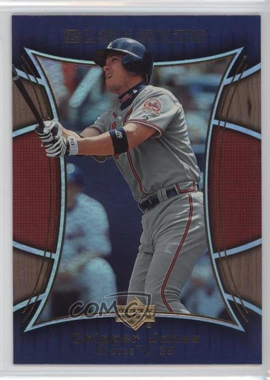2007 Upper Deck Elements Chipper Jones #3 HOF 4k8