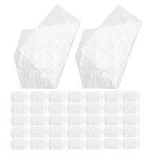 60 Pcs Garment Covers Plastic Clothes Clothing Wear Dust Protector