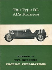The Type RL Alfa Romeo - Peter Hull Luigi Fusi - Profile Publications no.14