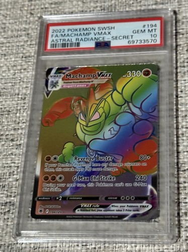 Machamp VMAX graded PSA 10 for sale on eBay