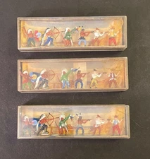 Vintage MERTEN - HO #794 – Indians & Cowboys Fighting – 1:87 Scale - NOS
