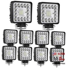 4 Inch LED Work Lights, 10Pcs 120W 10000lm Flood Spot Combo Beam Square 10 Pack
