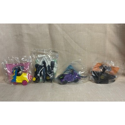 1991 McDonald's Happy Meal Batman Returns Movie Complete Set of 4 Toys New