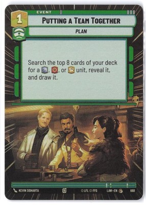 Putting a Team Together (Hyperspace Foil) 668 NM Foil A Lawless Time