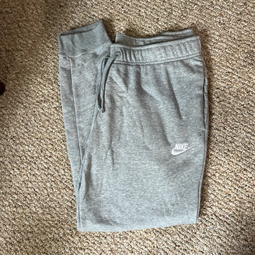 Nike Sweatpants (Women’s, Large) - Gray Fleece Jogger - Excellent