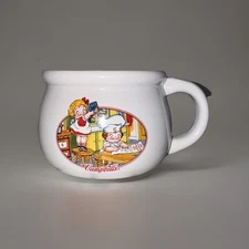 2004 Limited Edition Campbell's Soup Mug, 20 oz Oversized Bowl Couple Ceramic
