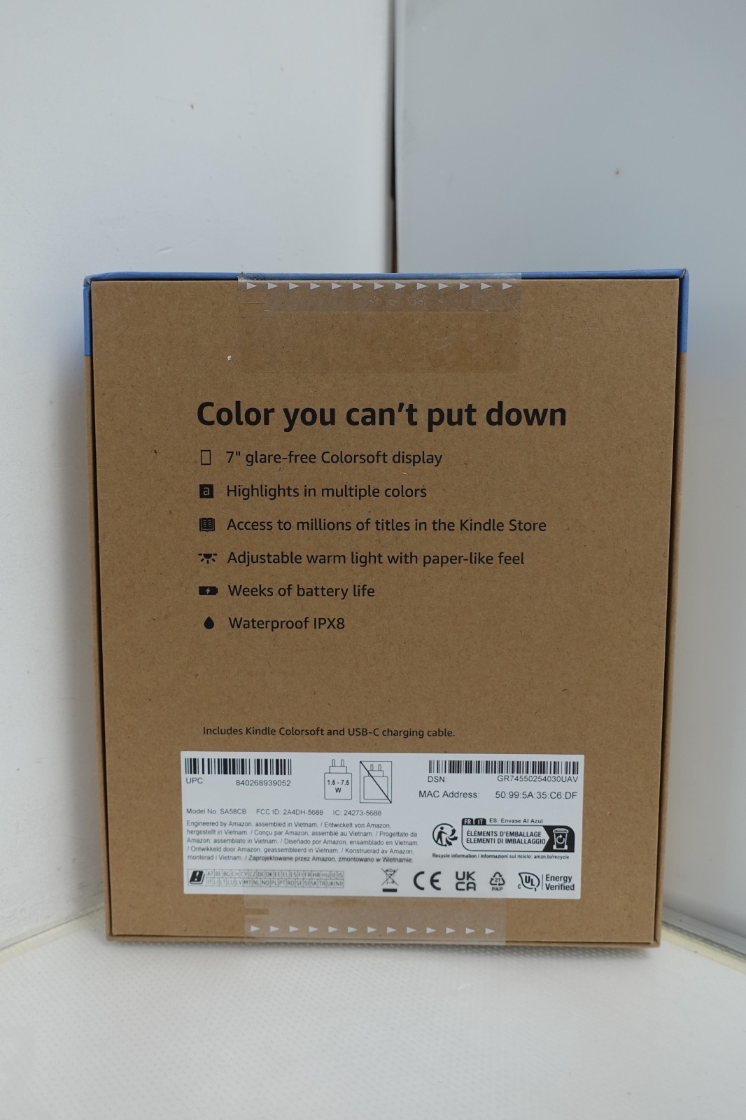 Amazon Kindle Colorsoft 16 GB With color display and adjustable warm light