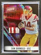 2018 Panini Day Kickoff Sam Darnold Rookie Memorabilia Patch Swirlorama RC #/10