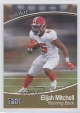 2021 Sage Premier Draft Gold Elijah Mitchell #105 0nr3