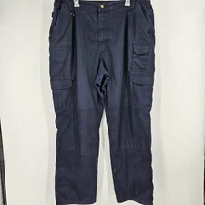 5.11 Tactical Pants Mens 44 x 32 Ripstop Utility Cargo Outdoors Work Blue FLAWS