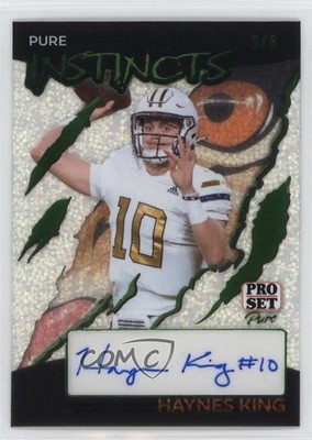 2024 Leaf Pro Set Pure Sparkle Green Spectrum 5/8 Haynes King #PI-HK1 Auto 19jf