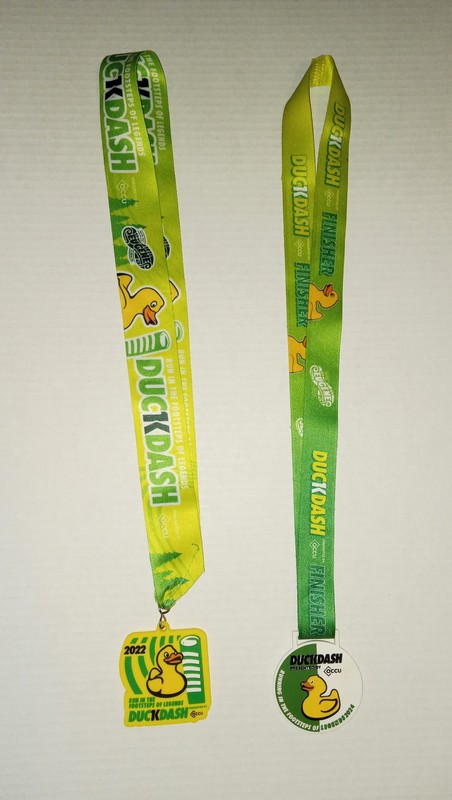 DUCKDASH FINISHER MEDAL LOT Eugene Oregon Marathon 2022 2024 1K Tracktown