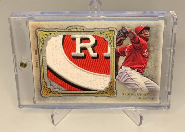 2013 Topps Five Star Aroldis Chapman Game Used Jumbo Patch 1/1 #FSJJRAC
