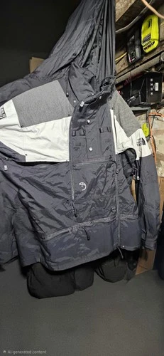 The North Face Steep Tech Men’s Colorblock Hooded Full Zip Ski Jacket XL - product listing photo