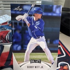Leaf Metal Draft 2021 Bobby Witt Jr. #BA-BWJ Auto Rookie Base Set
