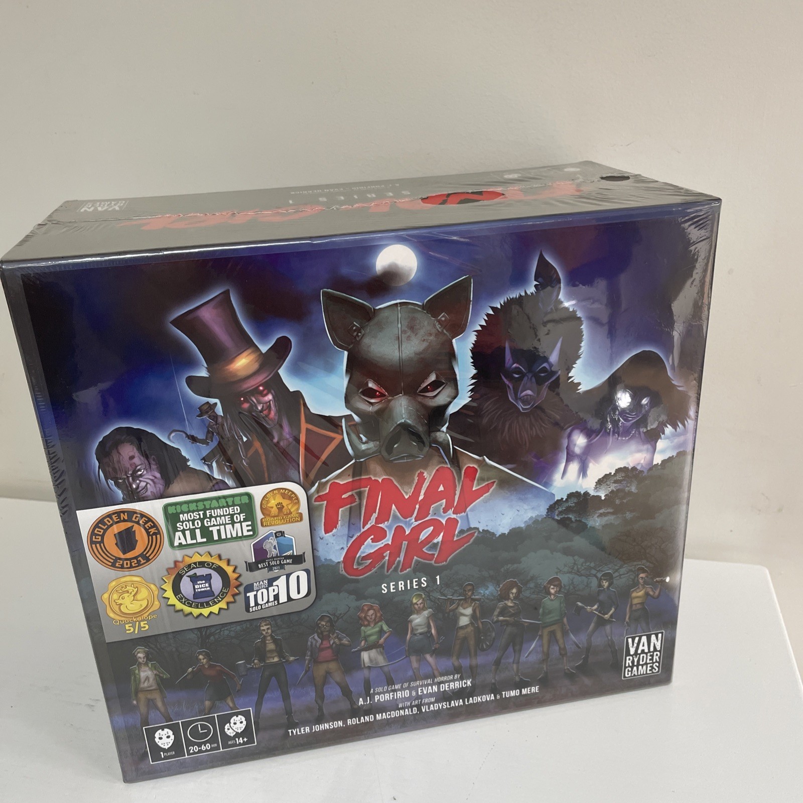 Final Girl Series 1 Board Game Storage Box Kickstarter Brand New & Sealed