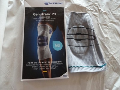 Genutrain P3  GRAU Kniebandage Rechts Gr 3 Fa Bauerfeind Kniegelenk Knie Bandage