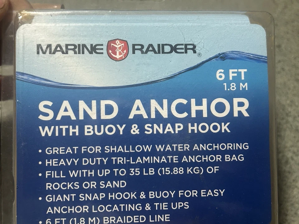 Marine Raider Sandanker mit Boje und Karabinerhaken Bootsanker Schwimm Jetski - Bild 3 von 4