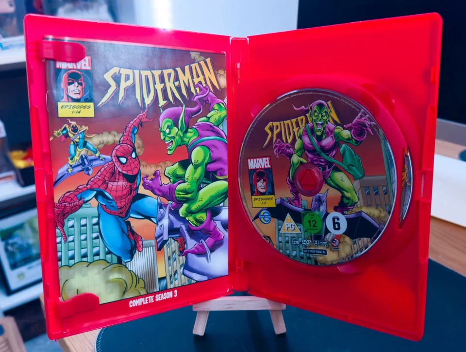Spider-Man Season 3 1995 1990s New Spider-Man TAS Complete Series 3 UK 2 DVD Set - Image 2 of 4