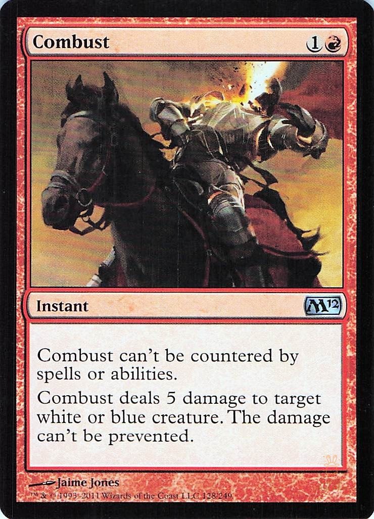 Combust 128 Magic 2012 (M12) Magic: The Gathering NM
