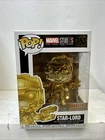 Funko Pop! | Marvel Studios | Star-Lord (gold chrome) #353 | Box Lunch Exclusive